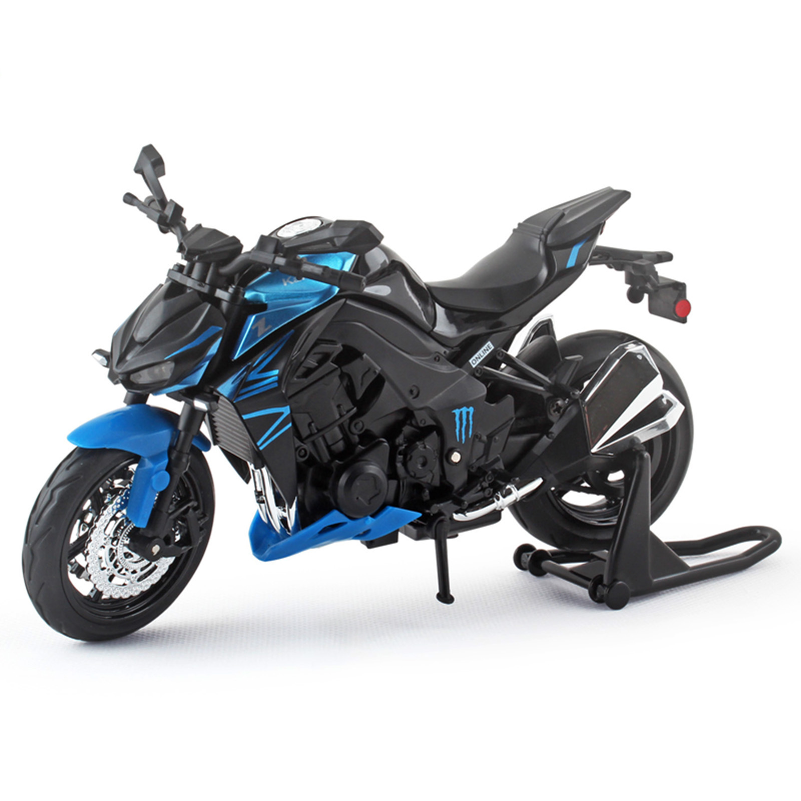 Modelo de motocicleta de aleación 1:12, motocicleta Chuanqi, simulación de amortiguador, dirección, coche de juguete para niños, caja ciega transfronteriza, dropshipping