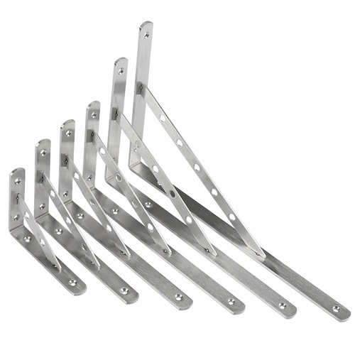 Stainless steel triangle bracket wall bracket load-bearing wall fixed shelf bracket partition support tripod storage rack