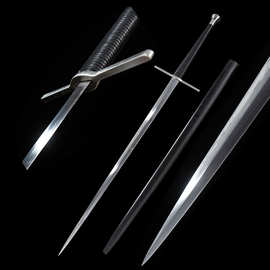 欧剑亚瑟王骑士剑长剑金属武器外贸批发欧式长剑冷兵器收藏未开刃