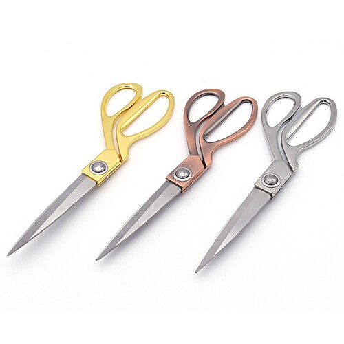 Factory wholesale alloy tailor shears sewing tools tailor scissors celebratory scissors gift scissors sewing shears
