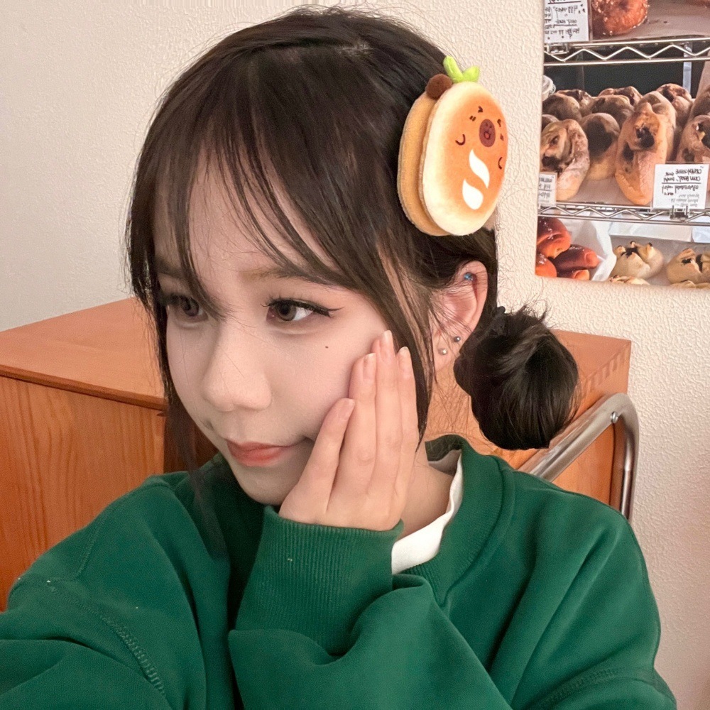 Creativo lindos pinzas de cabello gourmet pinzas de cabello pan pequeño pinzas de bordes pinzas de cabello para niñas BB pinzas de cabello al por mayor