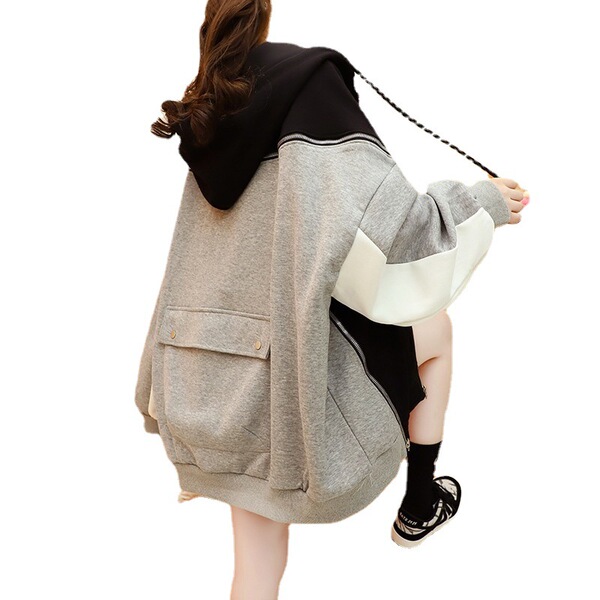 Design sweatshirt with zipper