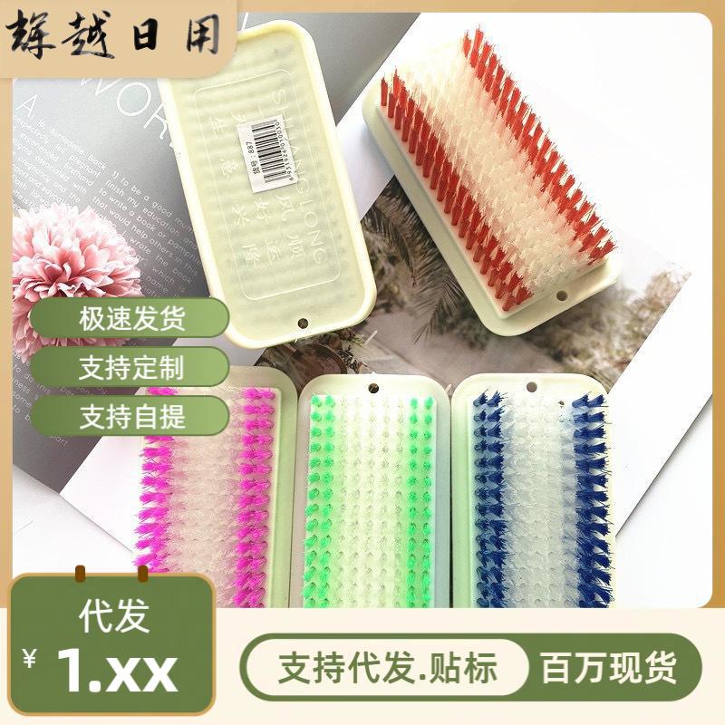Square Brush New Color Laundry Brush Large Shoe Brush Multi-Purpose Cleaning Brush Two Yuan Store Street Stall Supply Board Brush Wholesale