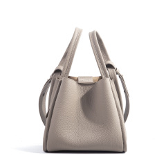 春夏新款小眾手工菜籃子包網紅直播水桶包頭層牛皮手拎手提包包女