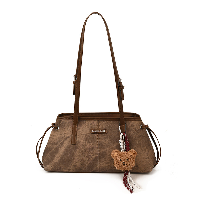 Bolso de mano de alto valor facial para mujeres 2025, invierno nuevo estilo de moda retro estilo de viaje bolso de hombro casual bolso inferior image 5