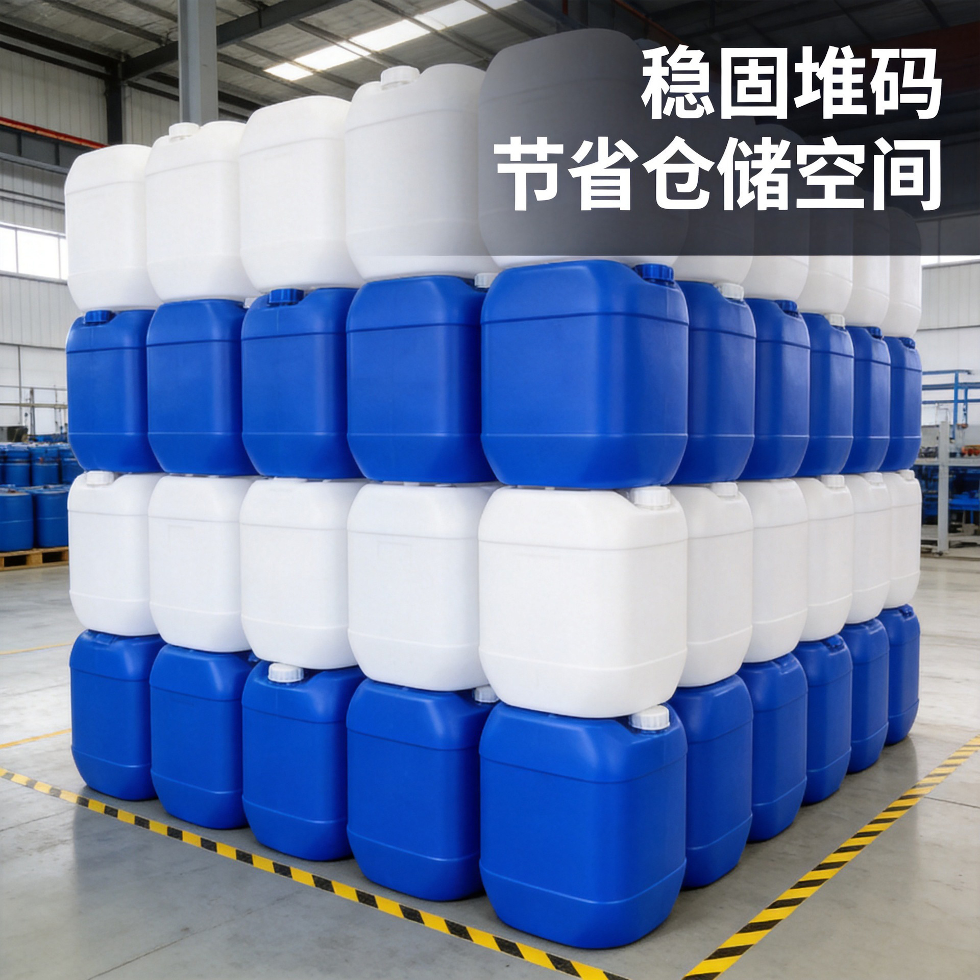 Barril químico industrial Yitongtianxia de 25L resistente a ácidos y álcalis, barril apilable de plástico de 25 kg, barril de plástico de grado alimenticio.