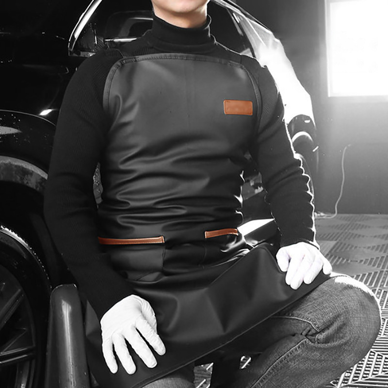 Suministro directo transfronterizo delantal impermeable fuente fabricante correa ajustable anti-fouling cintura lavado de coches ropa de trabajo delantal de cocina