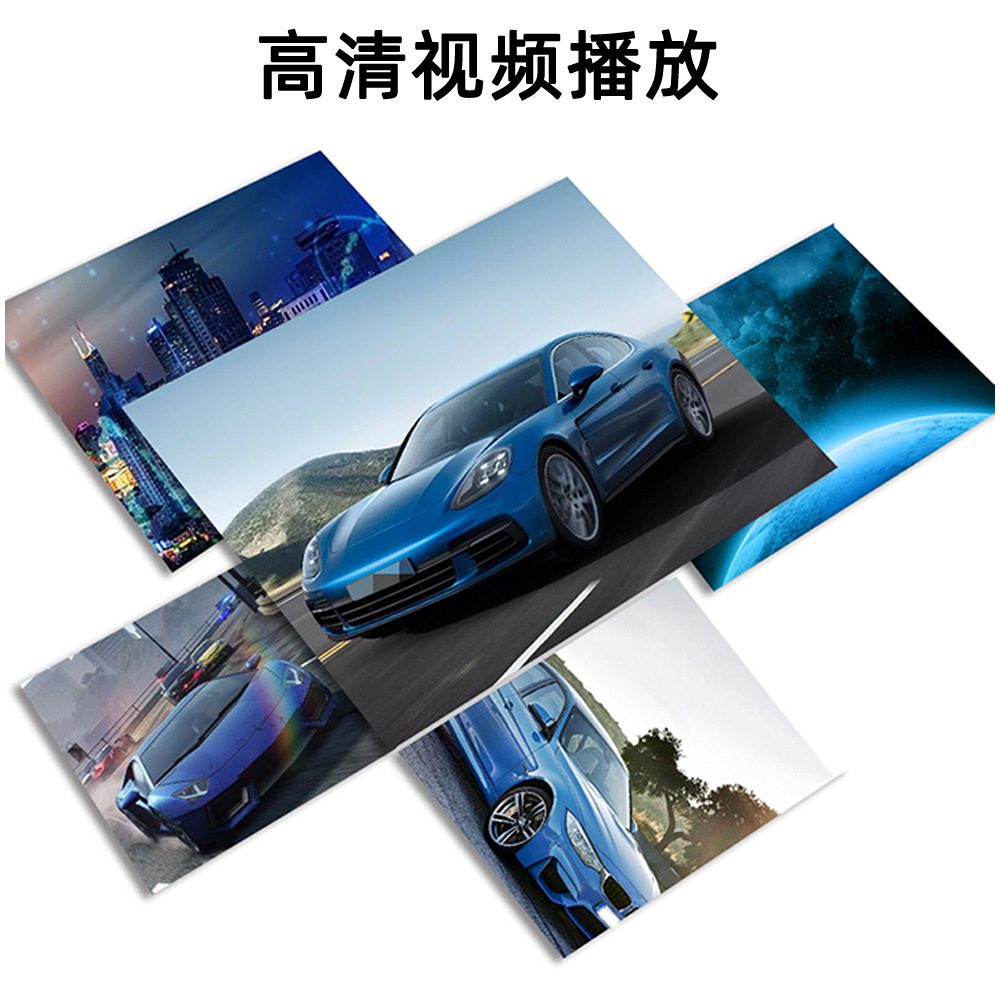 7inch Single-Cylinder Manual Retractable Screen Car Bluetooth Mp4 Player Fm Radio Reversing Priority 12V Dropshipping