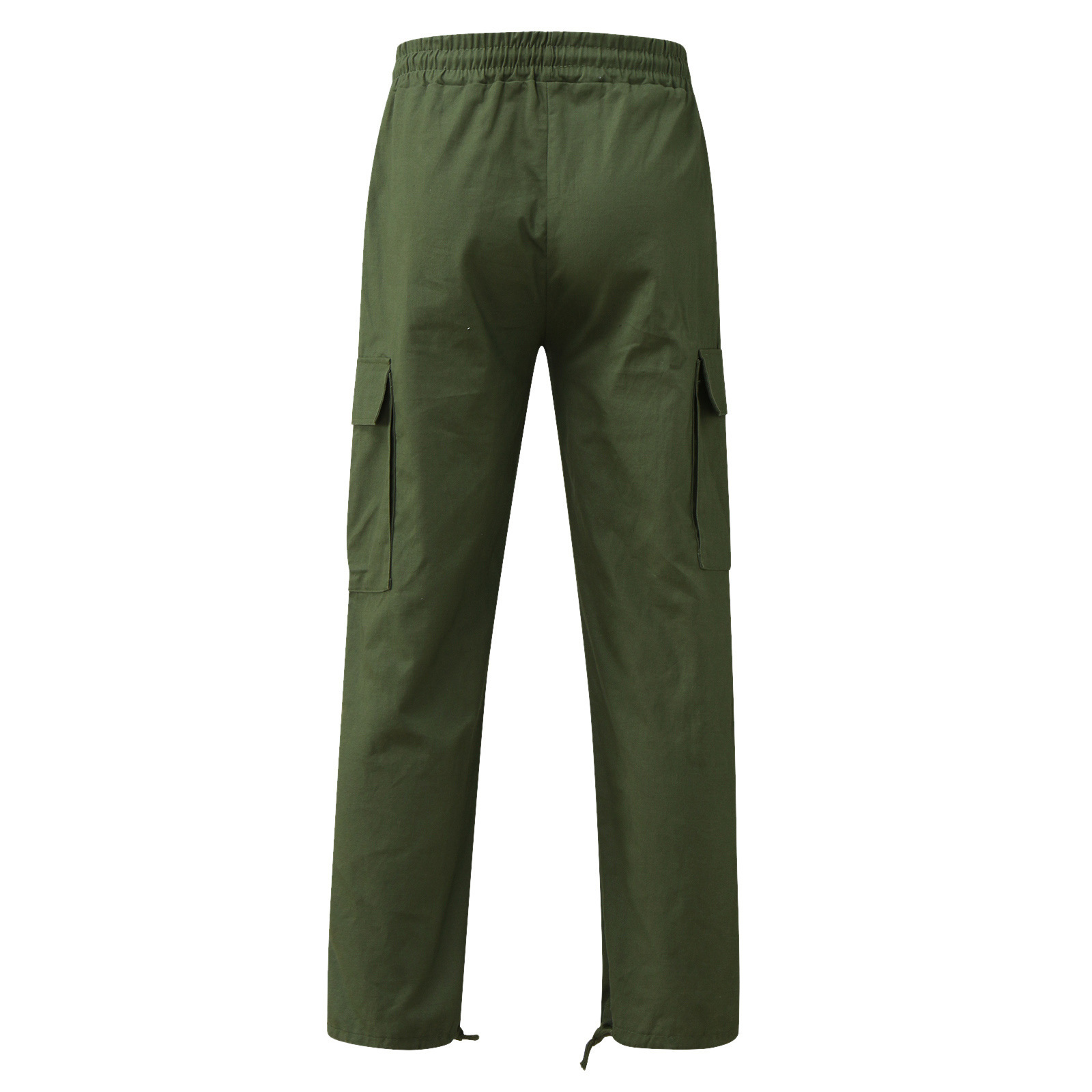 Pantalons de travail décontractés pour hommes, nouvelle collection printemps-automne, avec cordon de serrage et poches_voghion.com