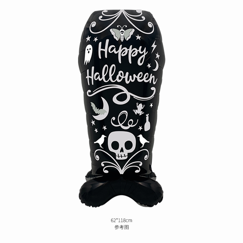新しいハロウィンゴーストフェスティバルアルミフィルムバルーン 4D 立体カボチャハロウィンゴーストパーティーゴースト漫画バルーン|undefined