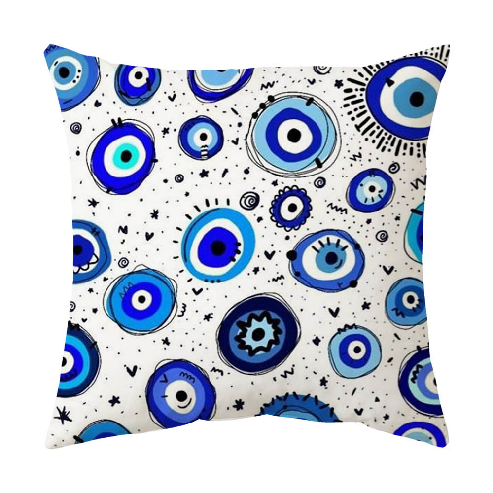 Capa de almofada evil eye almofada decorativa macia para sofá_voghion.com