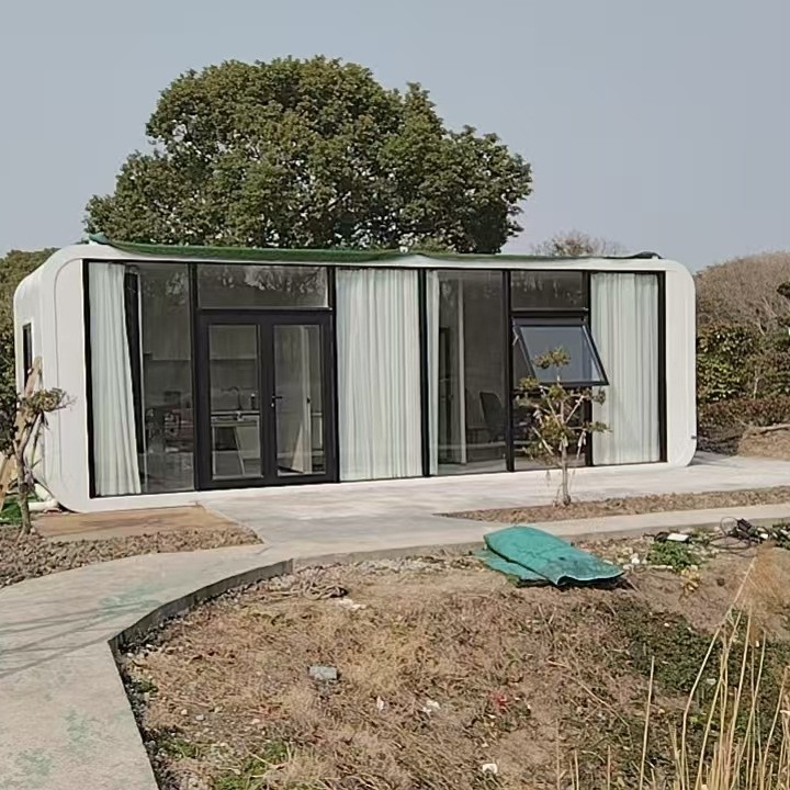 Actividades al aire libre Apple Crunch House cápsula cápsula espacial vivienda de contenedores vivienda móvil tienda modular popularidad en línea