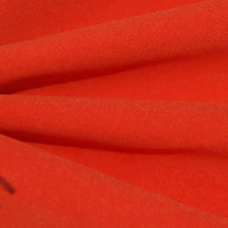 [厂家直销]植绒绒布 针织布底绒布 橙色尼龙毛针织底绒布