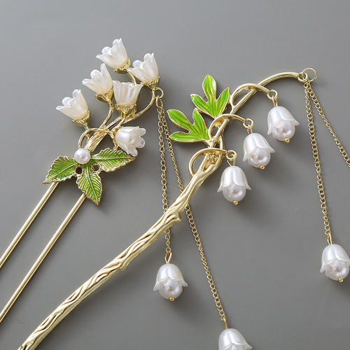 Ancient style hair accessories, tassel hairpins for women, high-end ancient costume hairpins, hairpins, Hanfu cheongsam hairpins, and rocking accessories