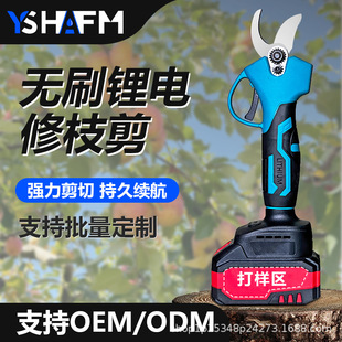 High-Power Brushless Pruning Shears, Electric Thick Branch Shears, Industrial-Grade Rechargeable Lithium-Ion Electric Shears, Special for Fruit Branches