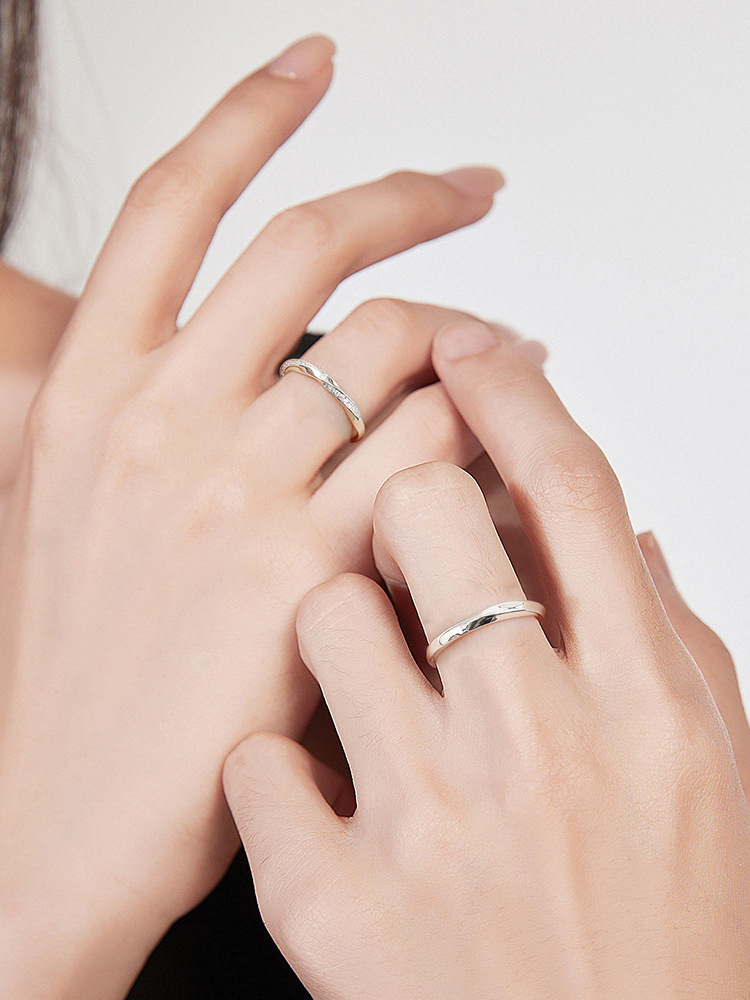 Sunrise Möbius Ring - Minimalist And Unique Infinity Love Couple's Adjustable Open Ring, Gift_voghion.com