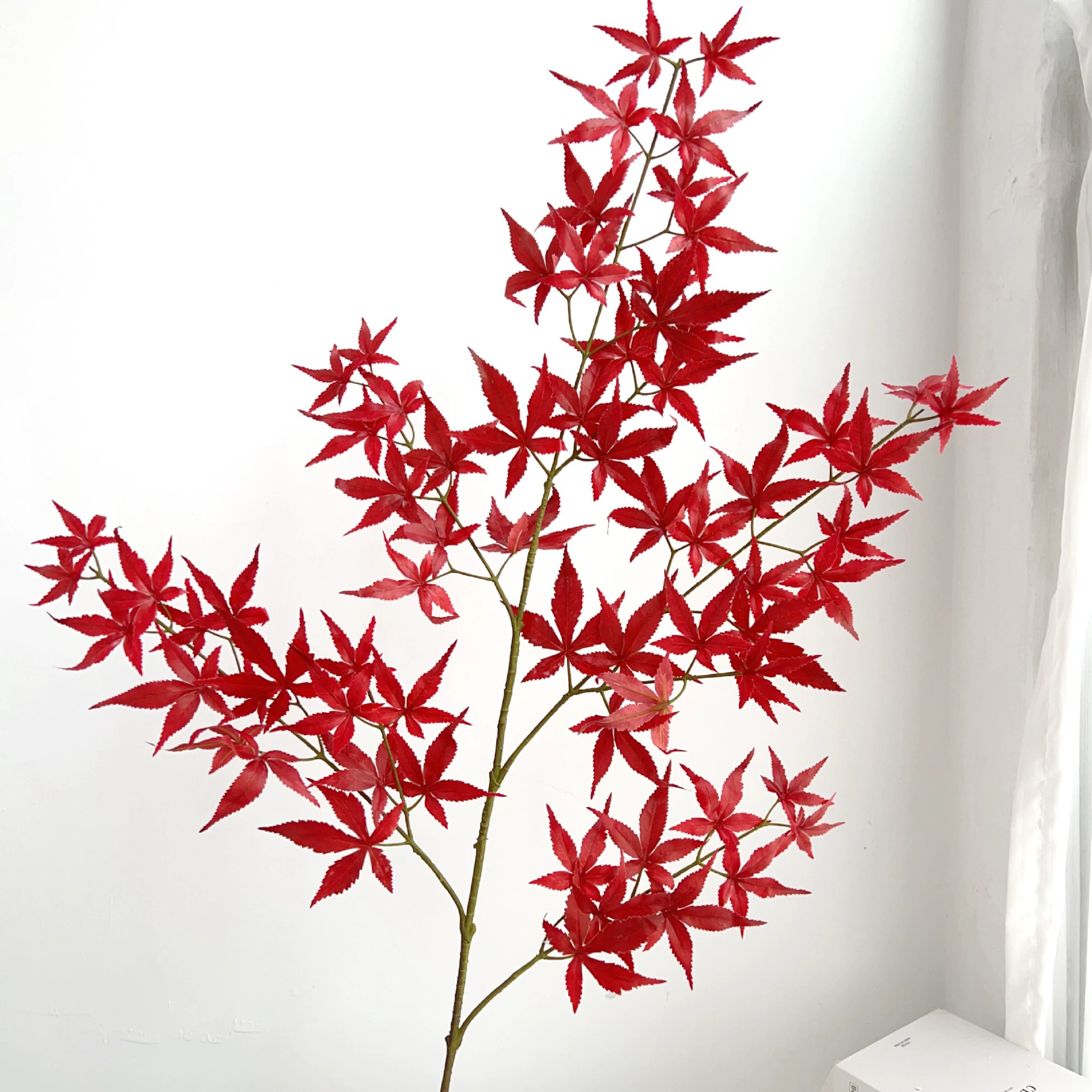 Моделирование длинных ветвей искусственных куриных когтей кленовых листьев садовый проект декоративных искусственных цветов