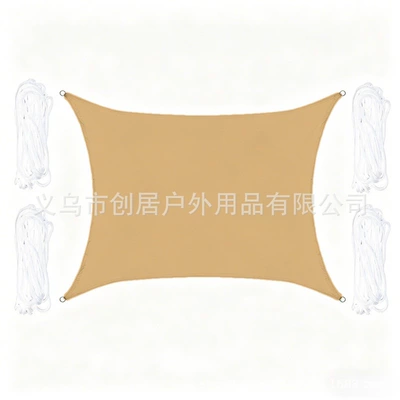 Avtomobil yan çətirləri — Entrance, Rainproof Sunshade Cloth - sand-yellow-22m
