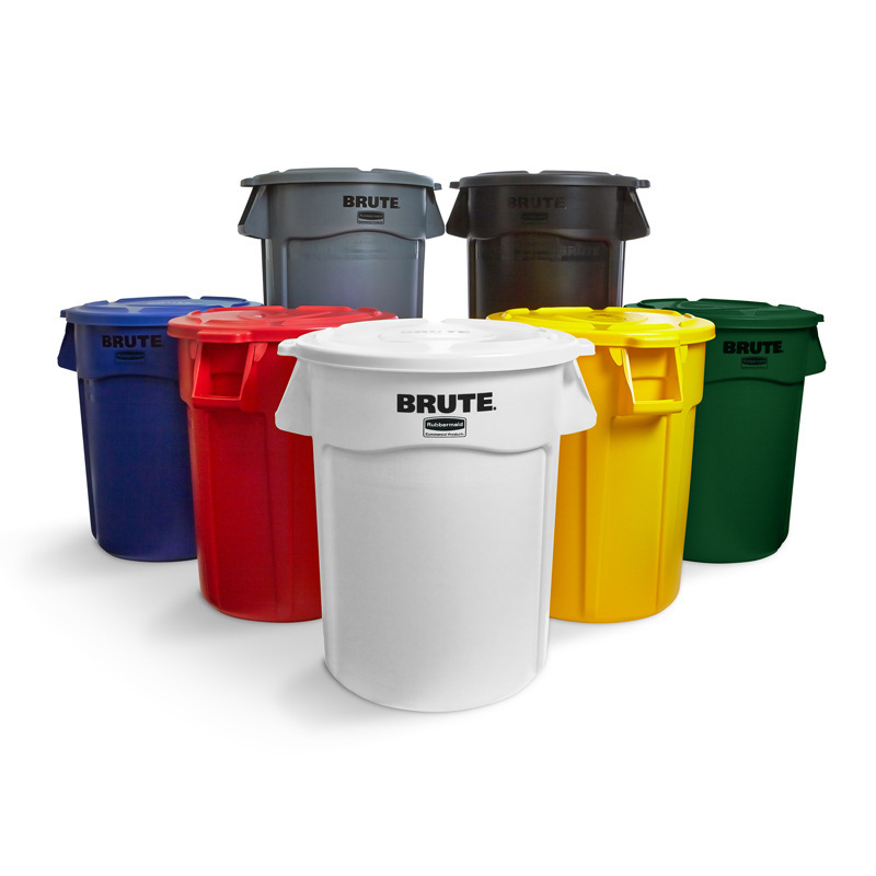 Lebomei Trash Can Large Commercial Industrial Household Outdoor Courtyard Kitchen Disposal with Lid rubbermaid Large New Style