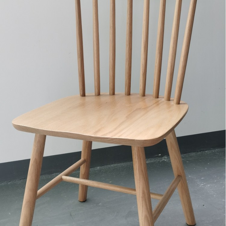 소형 윈저 의자 (레드 오크, 좌석 두께 2cm)