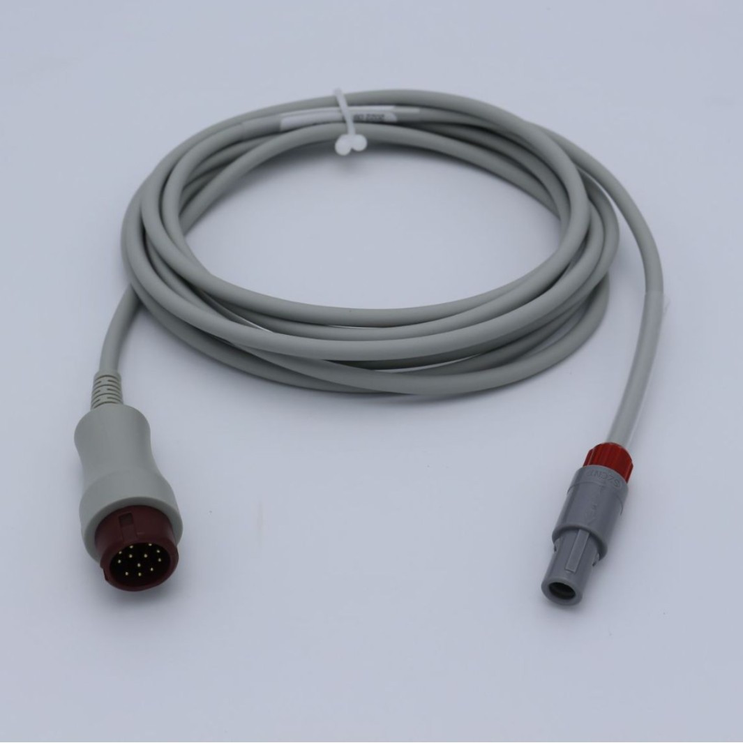 It is suitable for invasive pressure sensor of 12-pin invasive pressure cable from Porco to photoelectric.