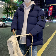 秋冬新款加厚棉衣男款加厚棉袄立领潮流百搭面包服跨境面包服