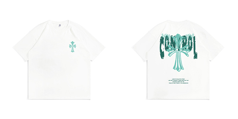 Camiseta masculina com estampa cruzada American Street 220gt, manga curta, tamanho solto, moda hip hop, estilo casal_voghion.com