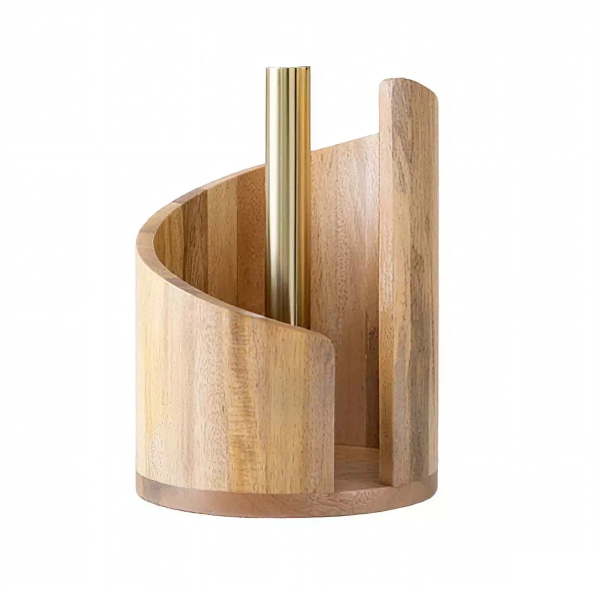 Transfronterizos de escritorio de madera para almacenar toallas de papel oficina doméstica cocina sala de estar organizar papel de madera sólida caja de almacenamiento creativa