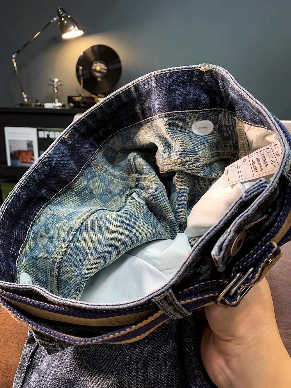 2024 Spring Jeans Men's Korean Edition Trendy Embroidery Fit Slim Straight Leg Fashion Versatile Casual Pants_mkmklike.com