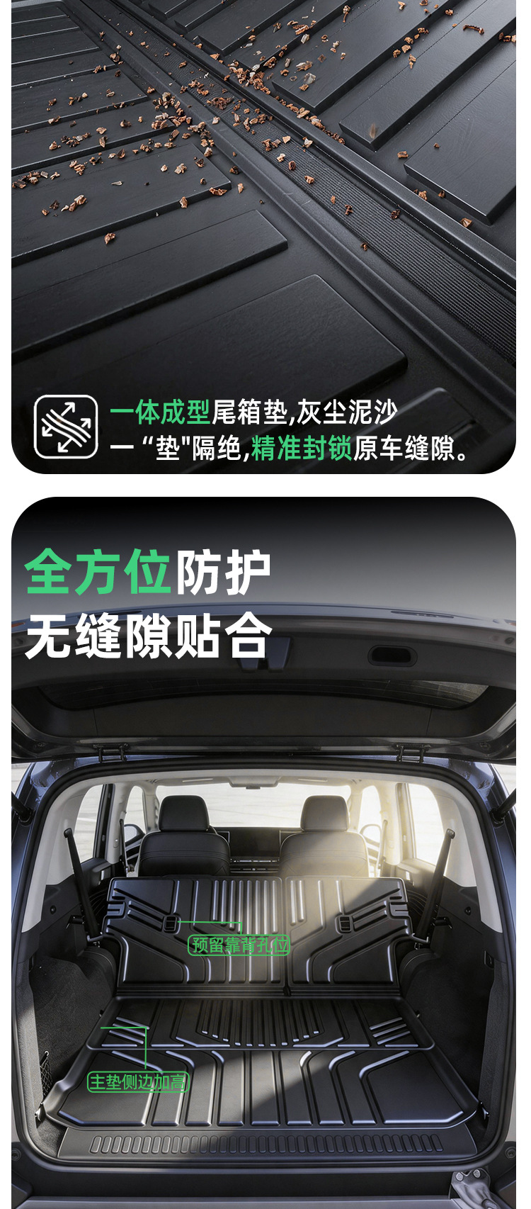 Suitable for Leapmotor A10 trunk mat, 2026 model, full coverage, specialized TPE integrated trunk mat, 26 modified decoration
