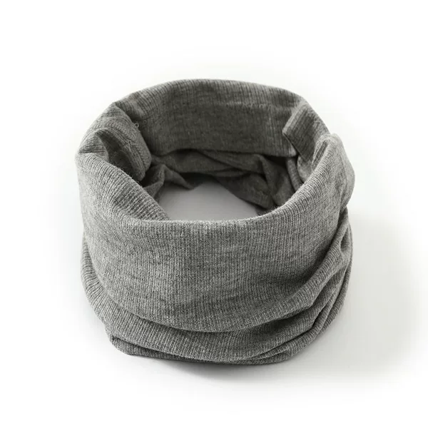 2025 Fashion Couple's New Spring Rayon Knitted Women's Scarf Warm Wind-proof Cold Neck All-match Solid Color
