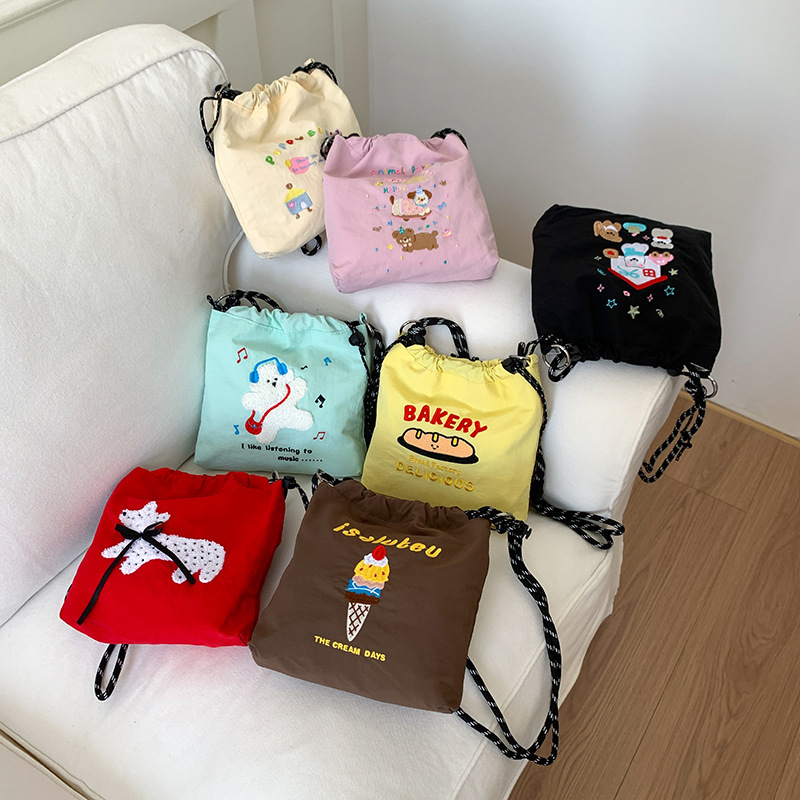 Casual Bag Women's Ins Environmental Bag New Fashionable Cute Shoulder Bag Crossbody Bag Lightweight School Bag