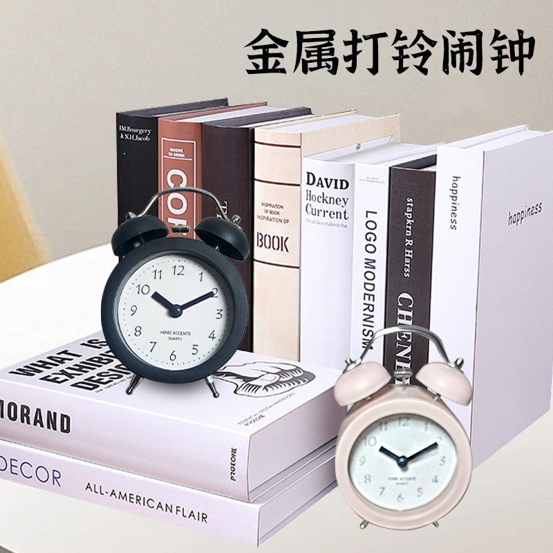 Spot ABS cute BB sound small alarm clock fashion simple student…