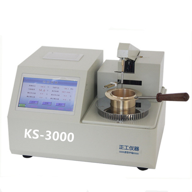 KS-3000开口闪点全自动测定仪 石油产品开口闪点值、燃点值检测仪