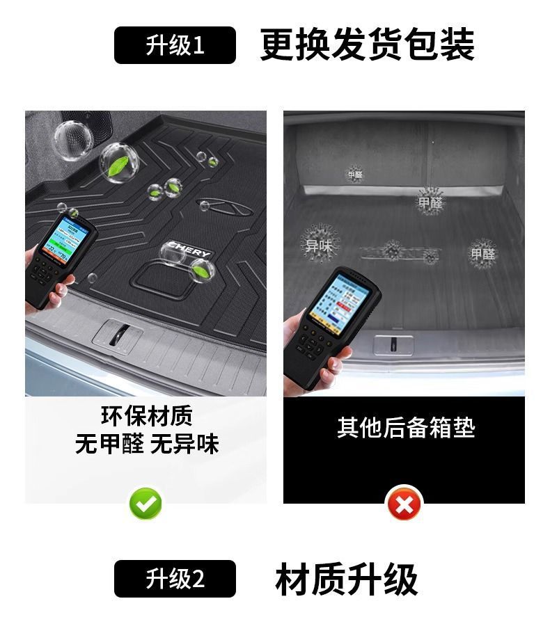 Applicable to Ruihu 9 Trunk Mat TPE Encloses Seven Seats 23 Trunk Mat Chery Durable 2023 Decorative Interior