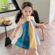 Girls' Sling Fashion dress 2024 Summer New Women's Treasure Seaside Vacation Stylish Internet Celebrated Beach Dress