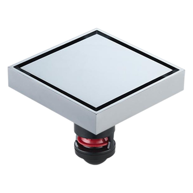 Haowang invisible Desagüe de piso desodorante cobre con incrustaciones de azulejos 6 anti-Universal baño gran desplazamiento oculto fabricante de desagüe de piso