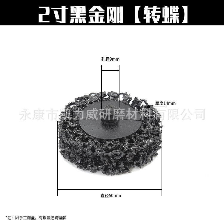 2inch / 3inch ブラックダイヤモンド回転ポリナイロン研削ディスクパープルブルーオレンジエメリディスク研削ディスククロスボーダーセット工場直販|undefined