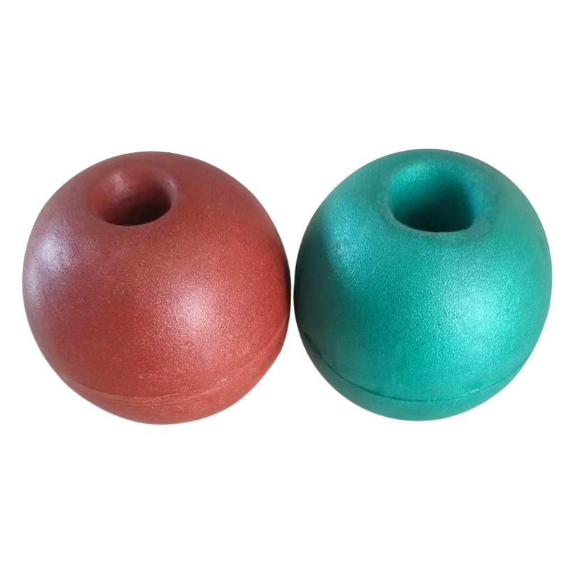 Factory direct supply PVC float float hard positioning buoy Mark Ball fishing net perforated float various specifications processing