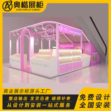 厂家直销商场多经点位穿戴甲手工甲饰品展示柜设计定做安装一条龙