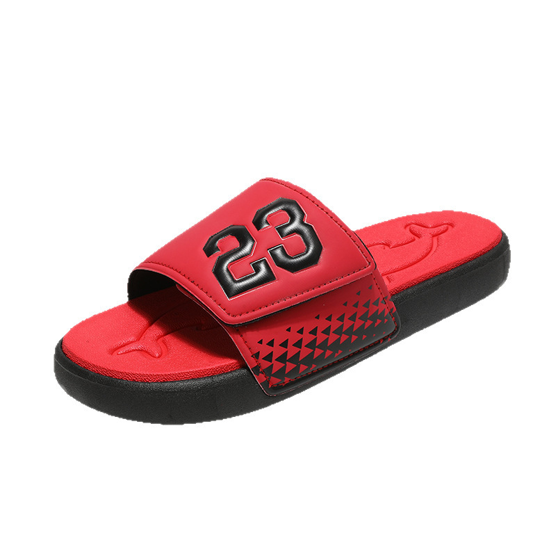 外着屋外スリッパ男性一字引き夏サンダル滑り止め欧米トレンド男性スリッパslippers|undefined