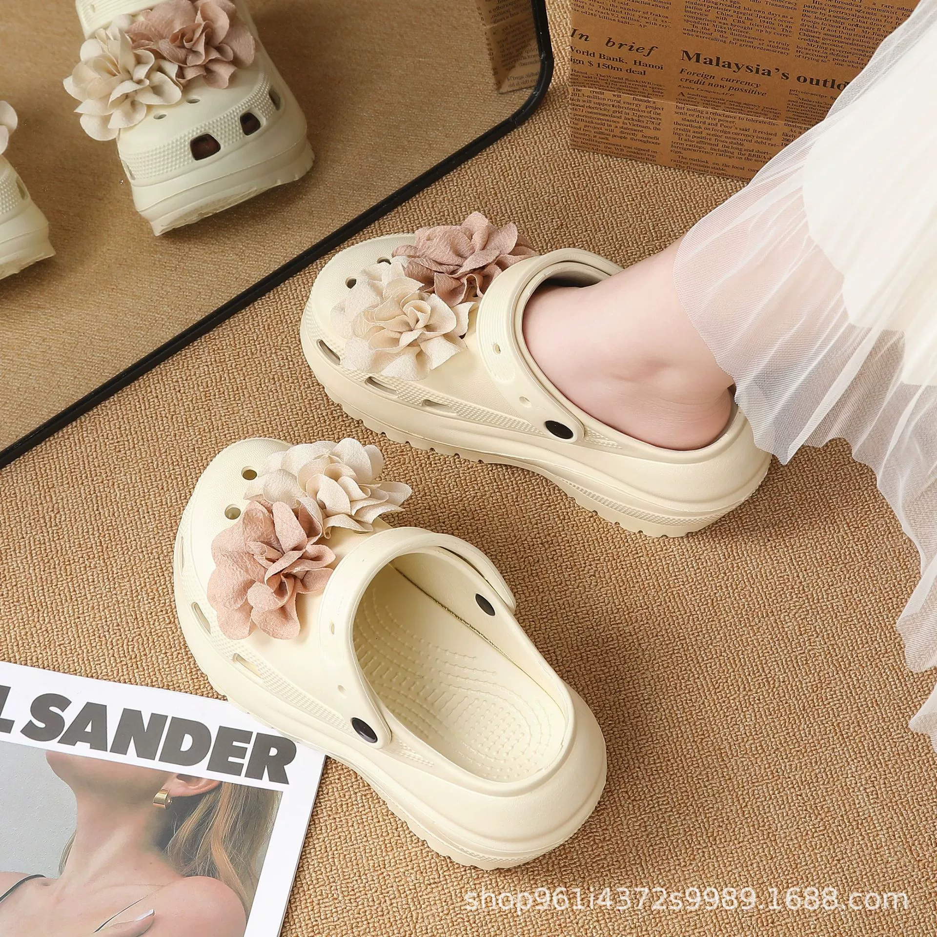 2025 новая корейская версия противоскользящая дикая голова супер мягкая пещерная обувь ins женская новая мода