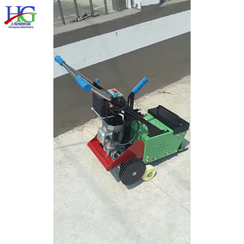 篮球厂地坪PVC地面刨地机 塑胶跑道翻新处理机 手扶式过道铲削机