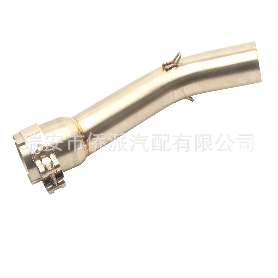 Cross-border applicable Yamaha R1 R3 R15 R25 motorcycle exhaust pipe modified mid-section elbow stainless steel