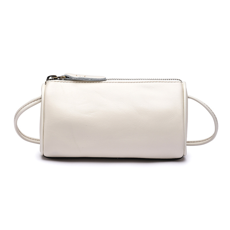 2025 New Summer Women's Leather Shoulder Bag, Small Pillow-Style Mobile Phone Crossbody Bag - Thumbnail 7