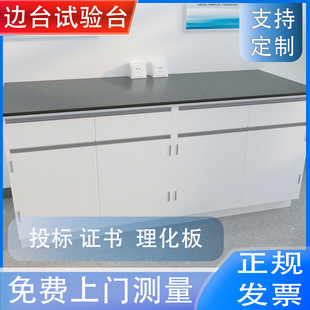All-Steel Experimental Bench Furniture Fume Hood Manufacturer Direct Sales Laboratory Equipment Central Bench Utensil Cabinet Operating Table