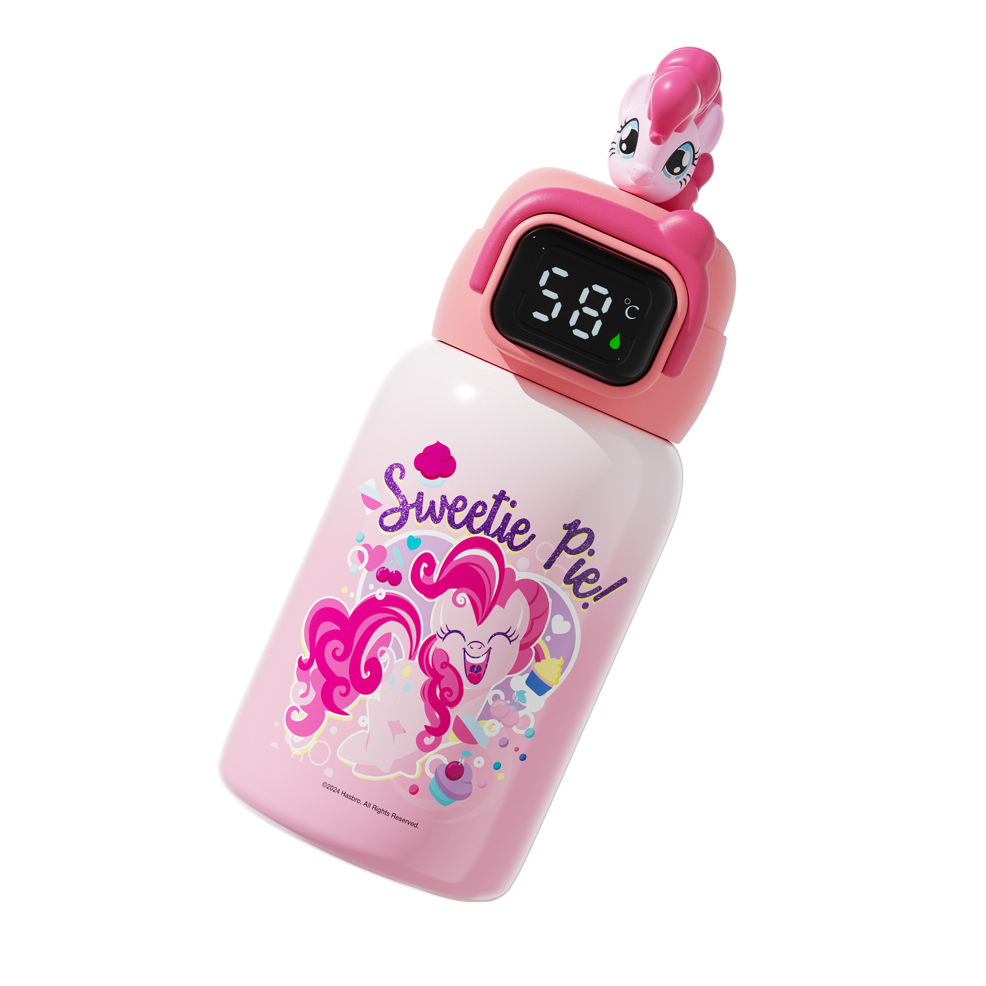Pony Poly tazas de agua de dibujos animados estudiantes lindo dibujos animados portátil 316 tazas de agua de paja de acero inoxidable para niños