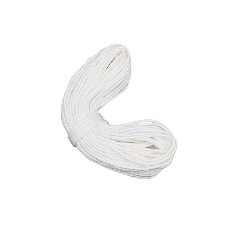 White high -strength nylon woven rope is not easy to wear abrasion -resistant pull -out cotton rope tent rope bundle rope tag rope