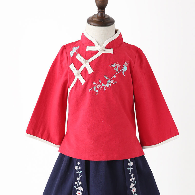 나비복숭아꽃긴팔/레드탑