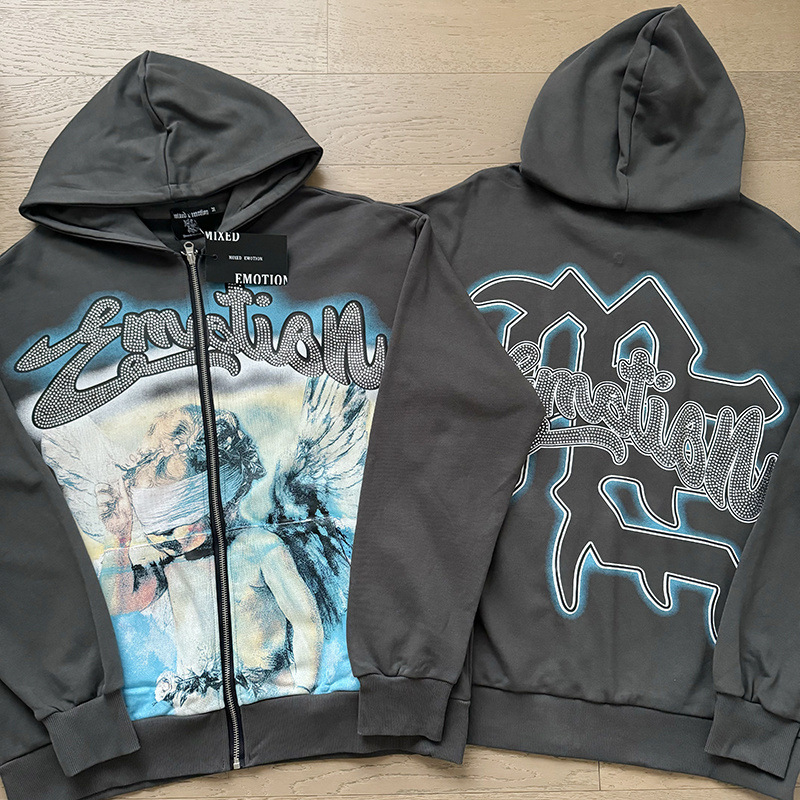 Tarjeta de marca de moda americana impresión de diamante caliente pareja de moda adolescente de verano chaqueta de manga corta camiseta